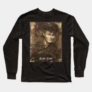 Vintage Morten Harket 80s Fan Art Long Sleeve T-Shirt